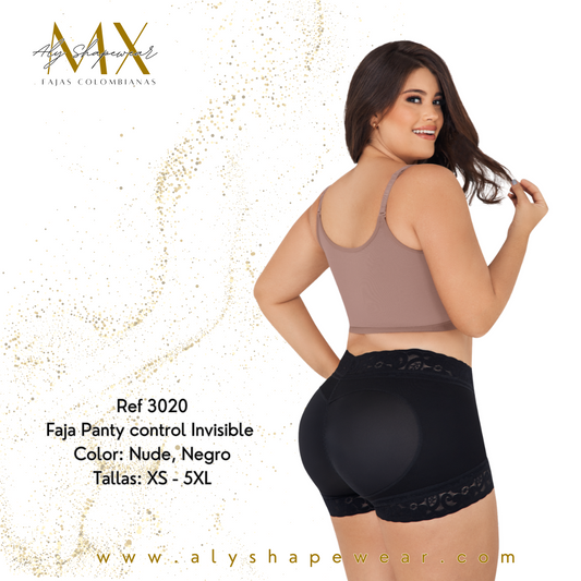 3020 Panty Corto Power Control  Levanta Glúteos