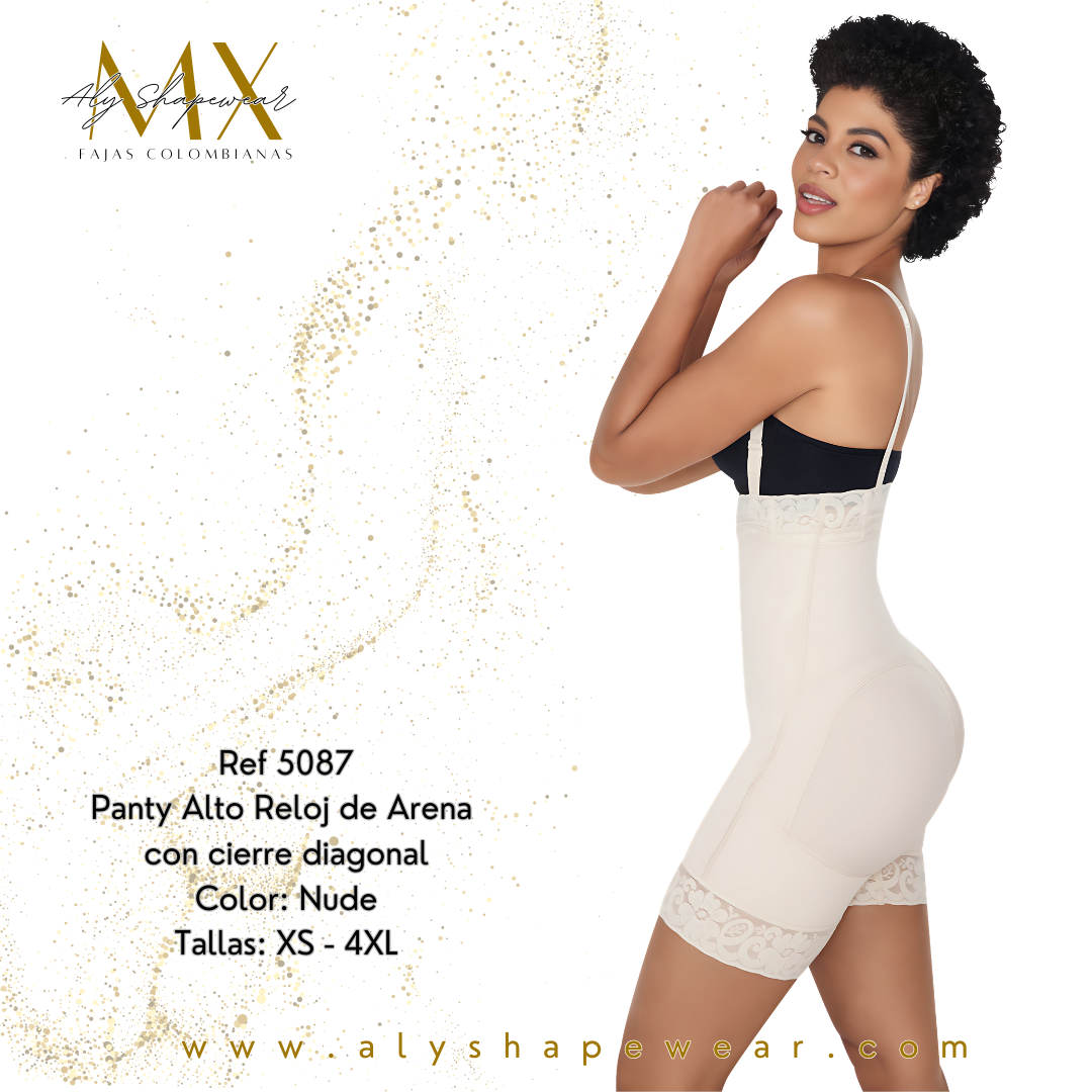 5087 Faja Panty Alto Reloj de Arena