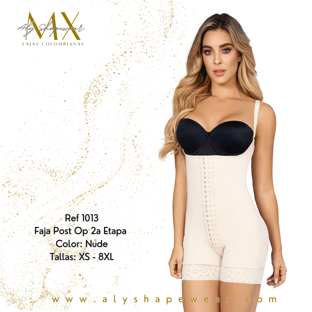 1013 Faja Power Control corta con espalda media